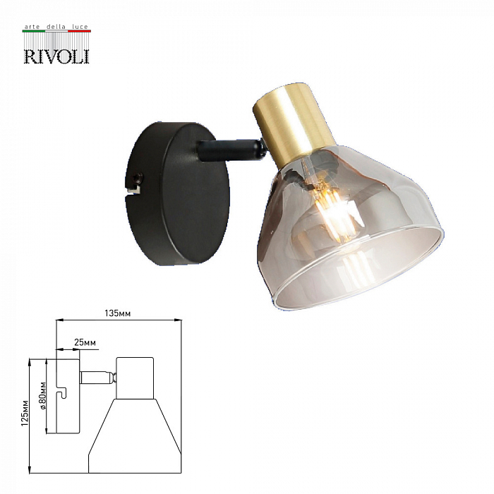 Спот на 1 лампу Rivoli 7036-701