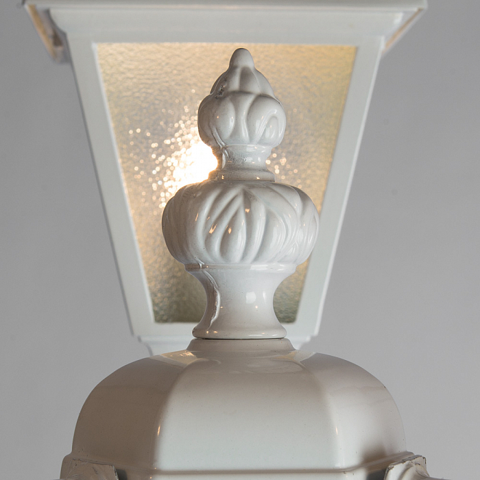 Уличный светильник на столбе Arte Lamp A1017PA-3WH