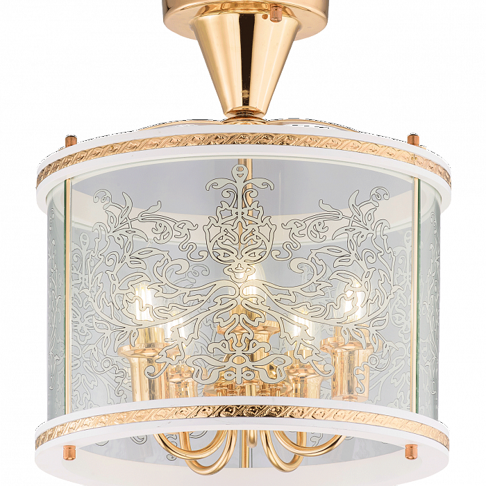 Люстра Sfera Sveta 85650/5C WHITE+GOLD