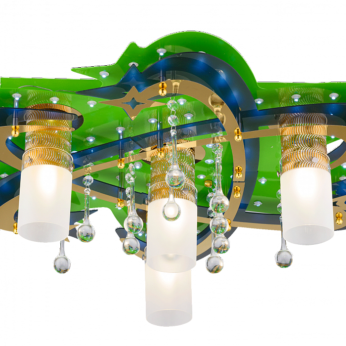 Люстра Sfera Sveta 8367/4 GN+GD WT
