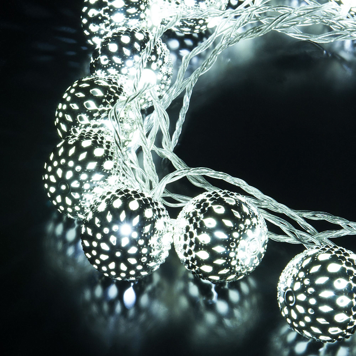 Eurosvet 400-003 хром/белый с эффектом мерцания