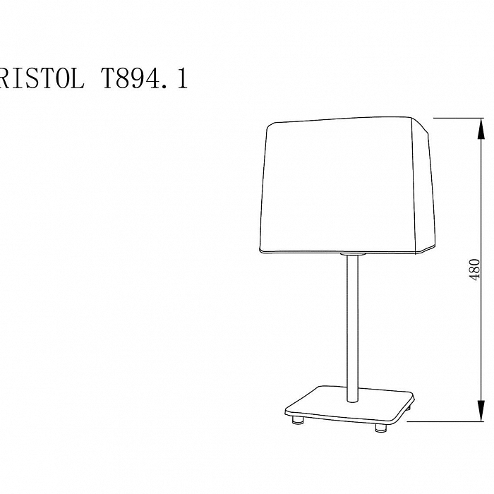 Настольная лампа интерьерная Lucia Tucci BRISTOL T894.1