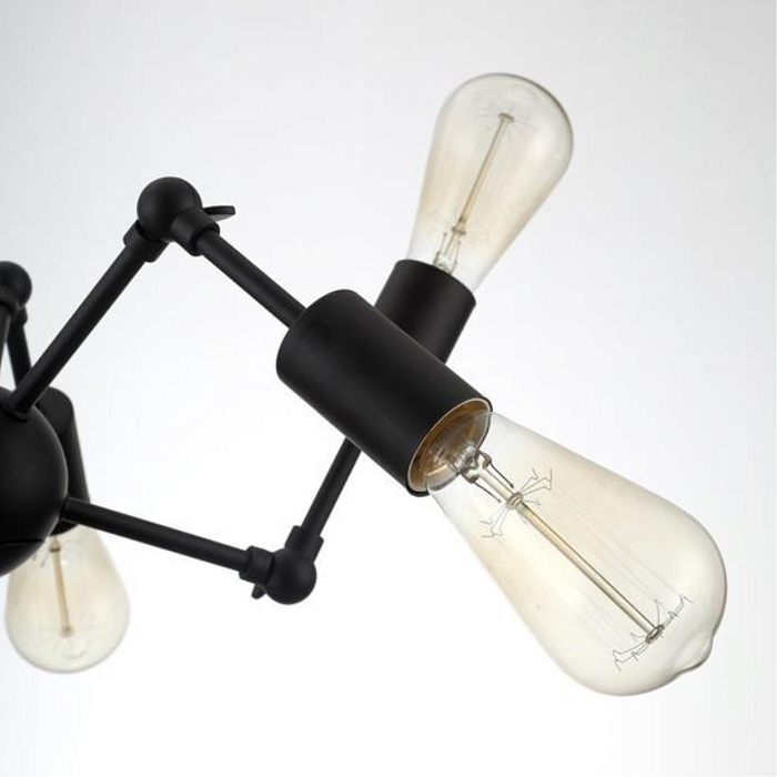 Люстра на штанге ARTE LAMP A9190LM-6BK