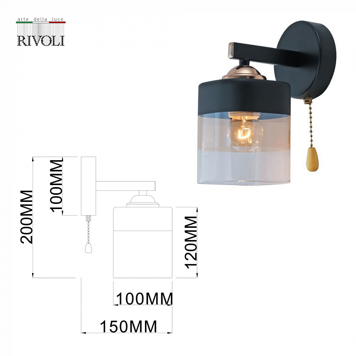 Бра на 1 лампу Rivoli 9133-401